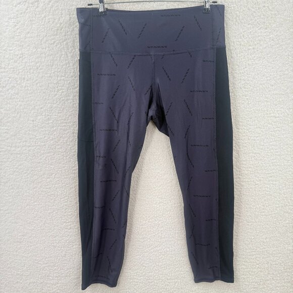 Under armour Compression High rise Ankle legging Logo all over Heatgear Size XL - Picture 1 of 11